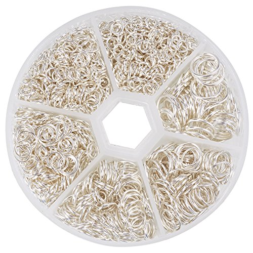 PandaHall Elite- 1 Boite/environ 1700pcs Anneau...