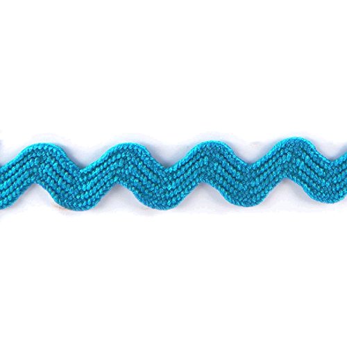 Ruban serpentine bleu cristal Coloris - Bleu cristal, Largeur - 20mm Prix pour : 1 Longueur de 1 m - MT21752/0261 - La Mercerie Chic - Rubanerie & Mercerie B01AED3D3S La Mercerie