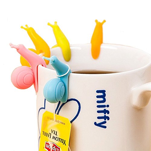 6 pièce petits mignon coloré porte-sachets de t...