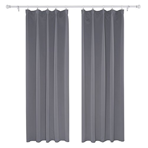 Lot de 2 rideaux occultants lourds solides avec...
