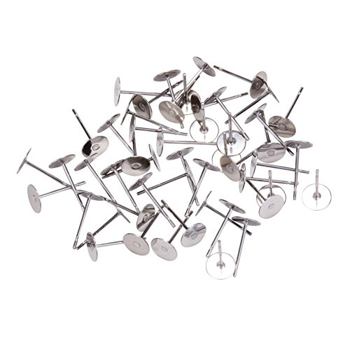 PandaHall Elite- 1 sac/50pcs Acier Inoxydable B...