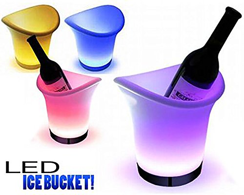 PANIER SEAU À GLACE LUMINEUX À LED MULTICOLORE-...