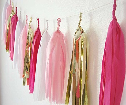 Lot de 20 guirlande tassel associés pour decora...