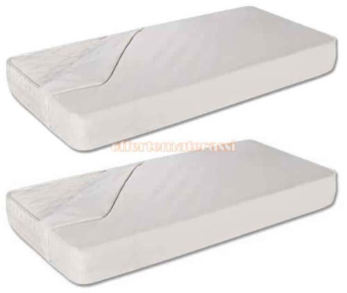 Paire de protège-matelas imperméable pour lit 6...