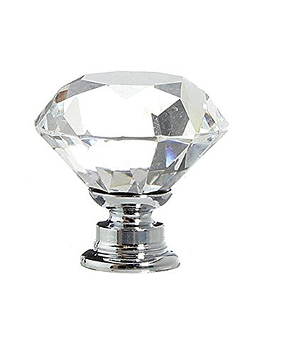 SAMGU Clear Crystal porte en verre tiroir Bouto...