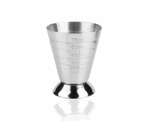 Argenté jigger à cocktail doseur de alcool inox...