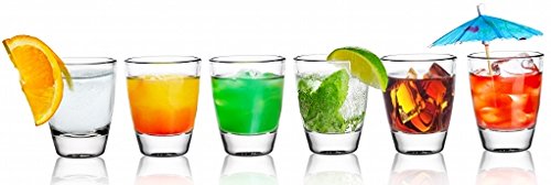 Shooter , 6 Verres à Shot, Shot Glass 25 ml (Lo...
