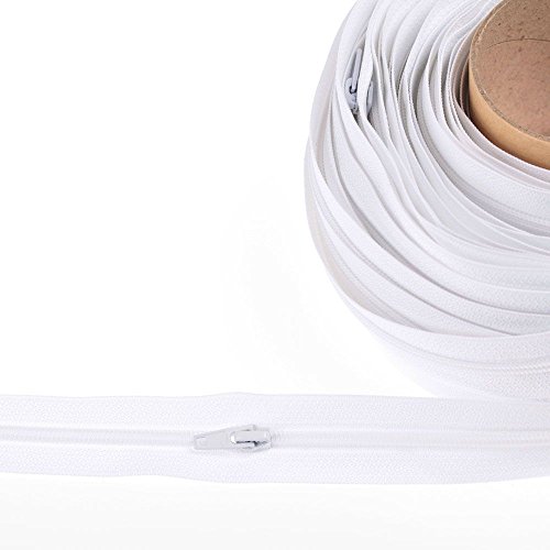 CAREFIL Fermeture à glissière au mètre - Blanc code EAN B01BI86QLY 