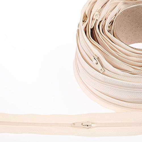 CAREFIL Fermeture à glissière au mètre - Ecru code EAN B01BI86QX2 