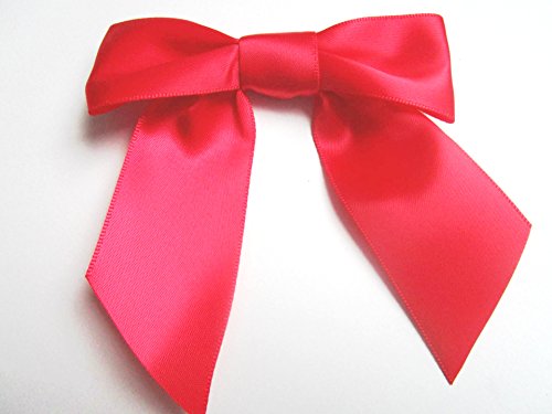 25 x de satin à la main 9 x 10 cm?: Rouge