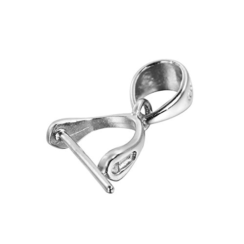 Housweety HOUSWEETY 1 Fermoir Beliere Attache Pendentif en Argent 925/1000 et 18K Rhodiage pour Creation de Bijoux code EAN B01C3Z4C9E 