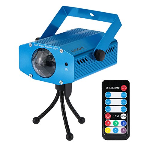 Lixada 10w mini disco lumière dj projecteur eclairage rgb led changement de couleur avec télécommande pour disco ktv club party home entertainment code EAN B01C416MAY 