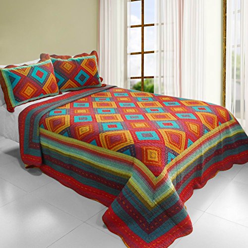 [classique ryhthm] coton imprimé Lot de 3 vermi...