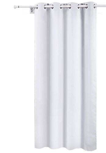 Deconovo Rideau thermique imperméable à oeilles pour chambre d'enfant 140x260cm blanc code EAN B01CFNX59W 