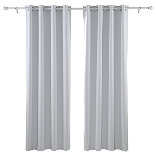 Lot de 2 rideaux occultants lourds solides à oe...