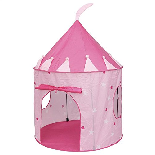 Tente de jeu enfant château PRINCESSE rose