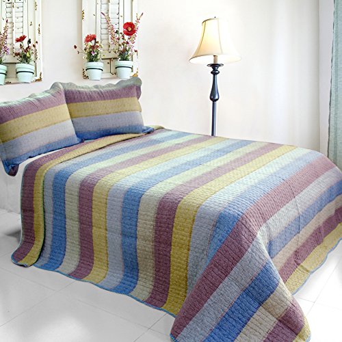 [Jardin de la Paix] Parure de lit 3 pièces impr...