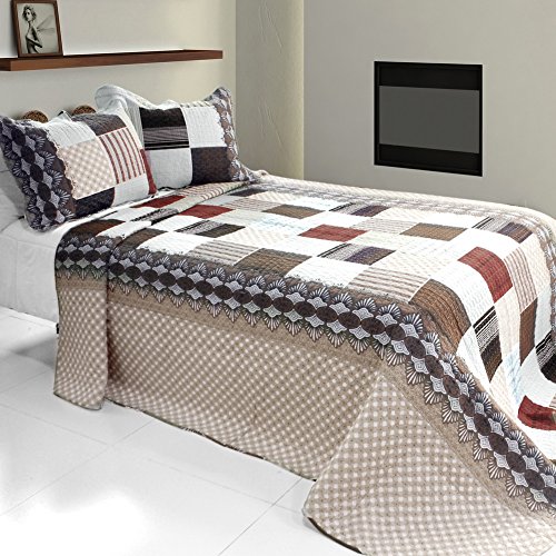 [Nostalgia] Parure de lit 3 pièces imprimé coto...