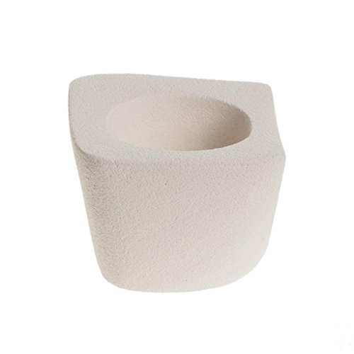 Chandelier ovale irrégulier argile réfractaire 9cm