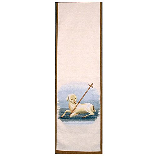 Voile de lutrin agneau, fond blanc