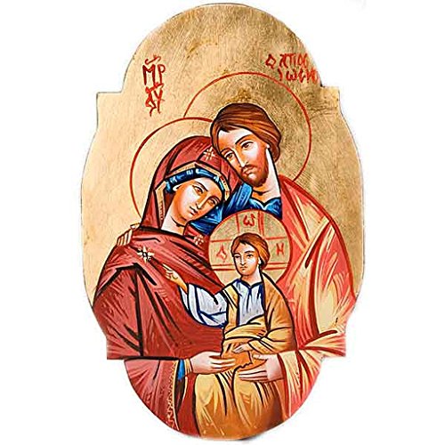 Icône de la Sainte Famille, ovale