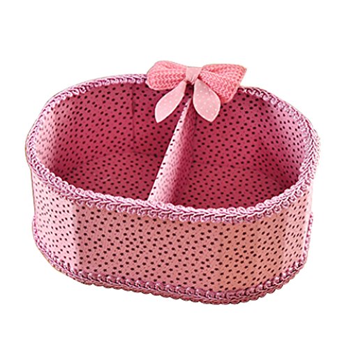 Box Organisateur Floral Tissus Rose Round 2 Big...