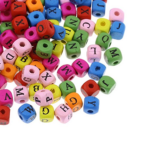 HOUSWEETY 200 Mixte Perles en Bois Intercalaire...