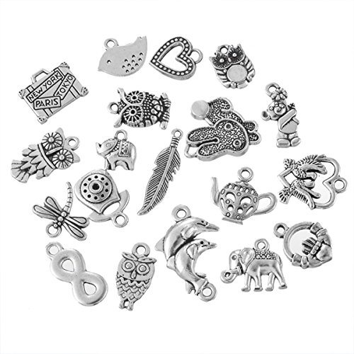 HOUSWEETY 20 Mixte Pendentifs / Breloques Metal...