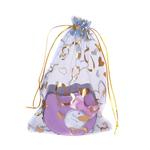 100pcs sachet pochette en organza pr cadeau hol...