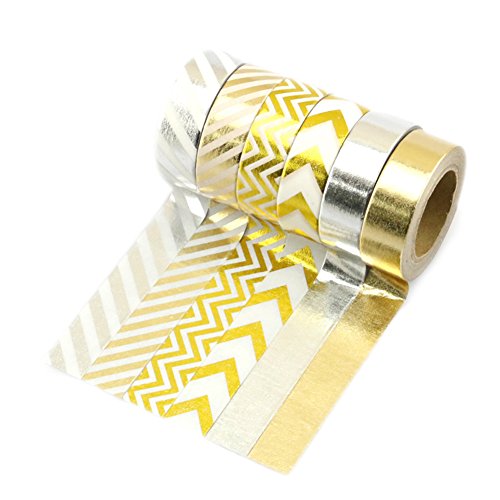 6 rouleaux Washi Tape Masking tape - LATH.PIN R...