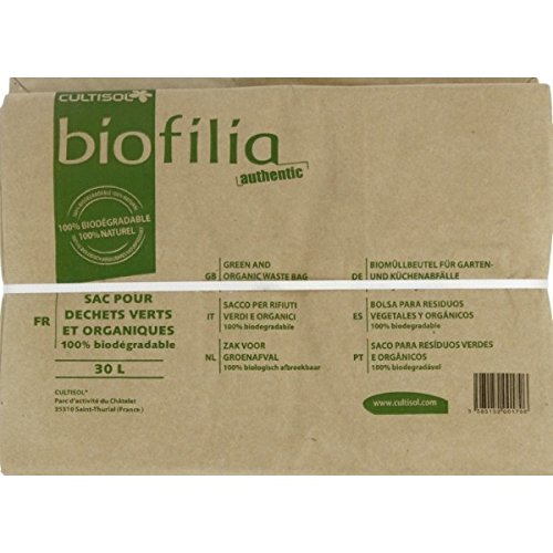 - sacs déchets verts et organiques en papier