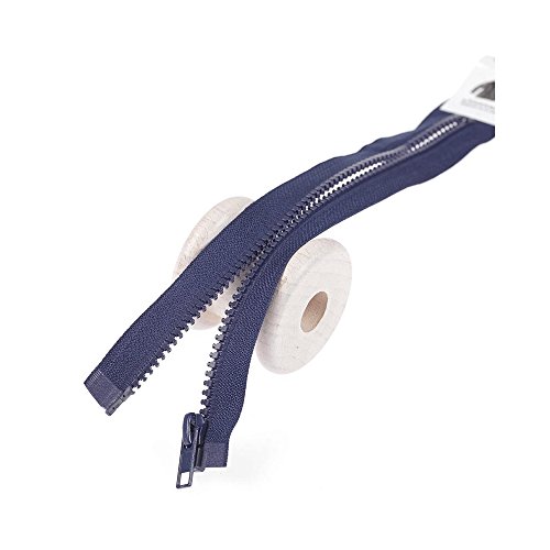 Fermeture à glissière séparable - Bleu marine - 35 cm B01DWLKDGO CAREFIL