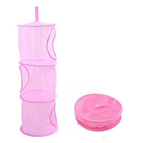 hibote 3 Tier Hanging Storage Hanging Sac Net f...