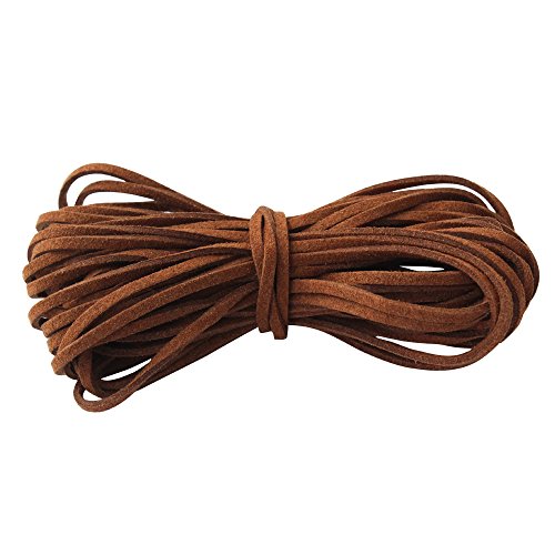 8,8 m rouleau en cuir en daim marron durable co...
