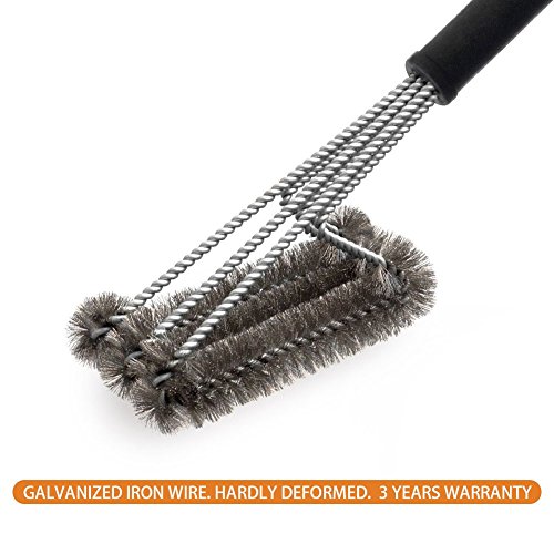 butefo® -bbq Brosse à barbecue 45,7 cm -3 Pince...