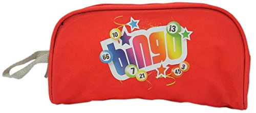 Trousse accessoires loto bingo rouge