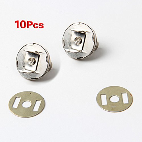 10 jeux fermoirs magnétiques sac 18mm