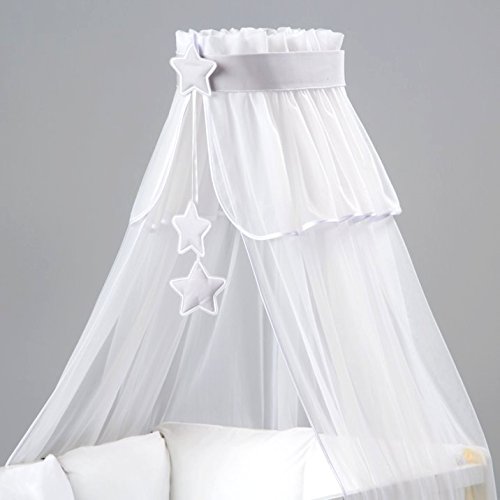 Ciel de lit bébé avec son support flèche de lit...