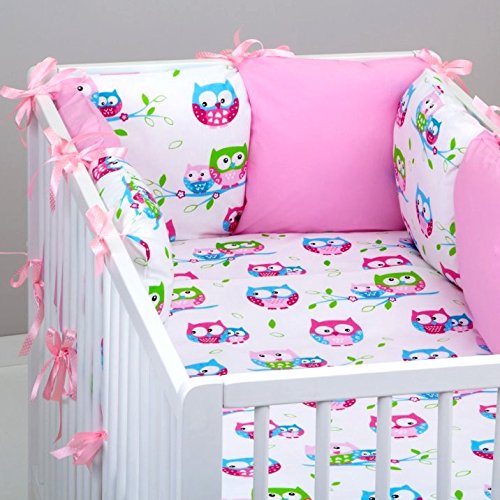 Set 10 pcs linge lit bébé évolutif: tour de lit...