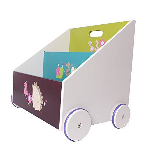 Coffre à jouets bibliothèque en bois meuble de ...