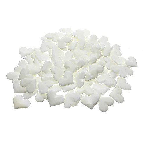 1paquet forme de coeur pétales de fleurs en tis...