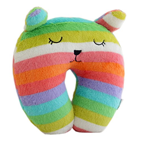 Enfants Rainbow Color U en forme de coussin cou...