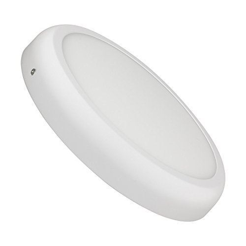 Plafonnier LED Rond Design 24W White Blanc Neut...