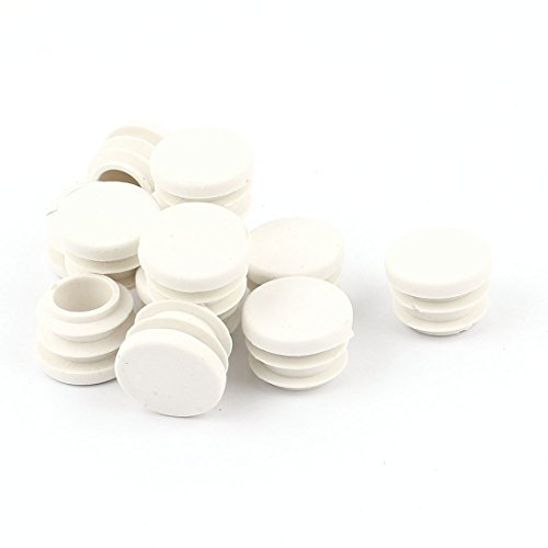 DealMux Plastique blanc Blanking Embouts 16mm Tube rond Bouchon Insertion Bung 12pcs code EAN B01EZP5V0Y 