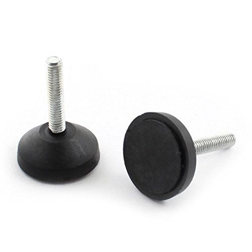 2Pcs M6 x 30mm fileté réglable Rod Nivellement ...