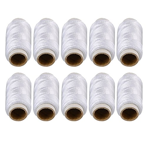 Blanc Polyester Fil Reel Voyage Broderie Broder...