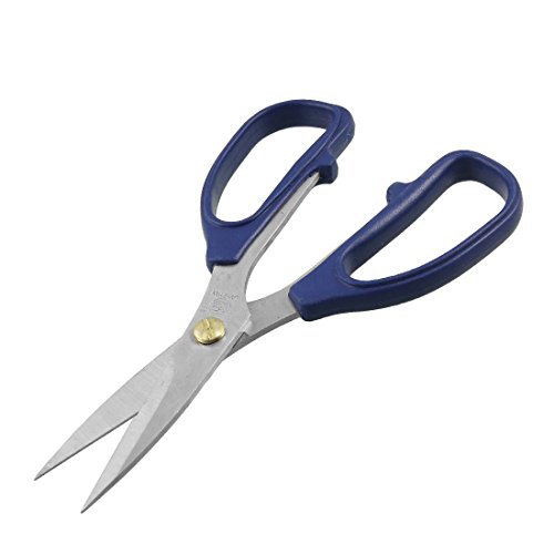 Bleu marine poignée en plastique ton argent Cra...