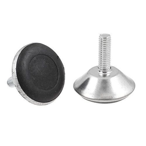 DealMux Pied support 7mmx38mmx39mm réglable fileté en métal Rod Leveling 2 Pcs code EAN B01F00SQEG 