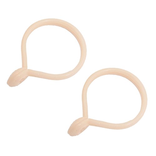 Hanging plastique Anneaux Rideau Loops 2 Pcs Pe...