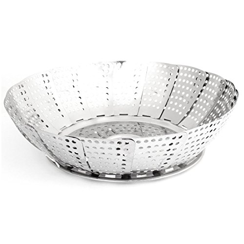 Trous en acier inoxydable pliant Mesh Vegetable...